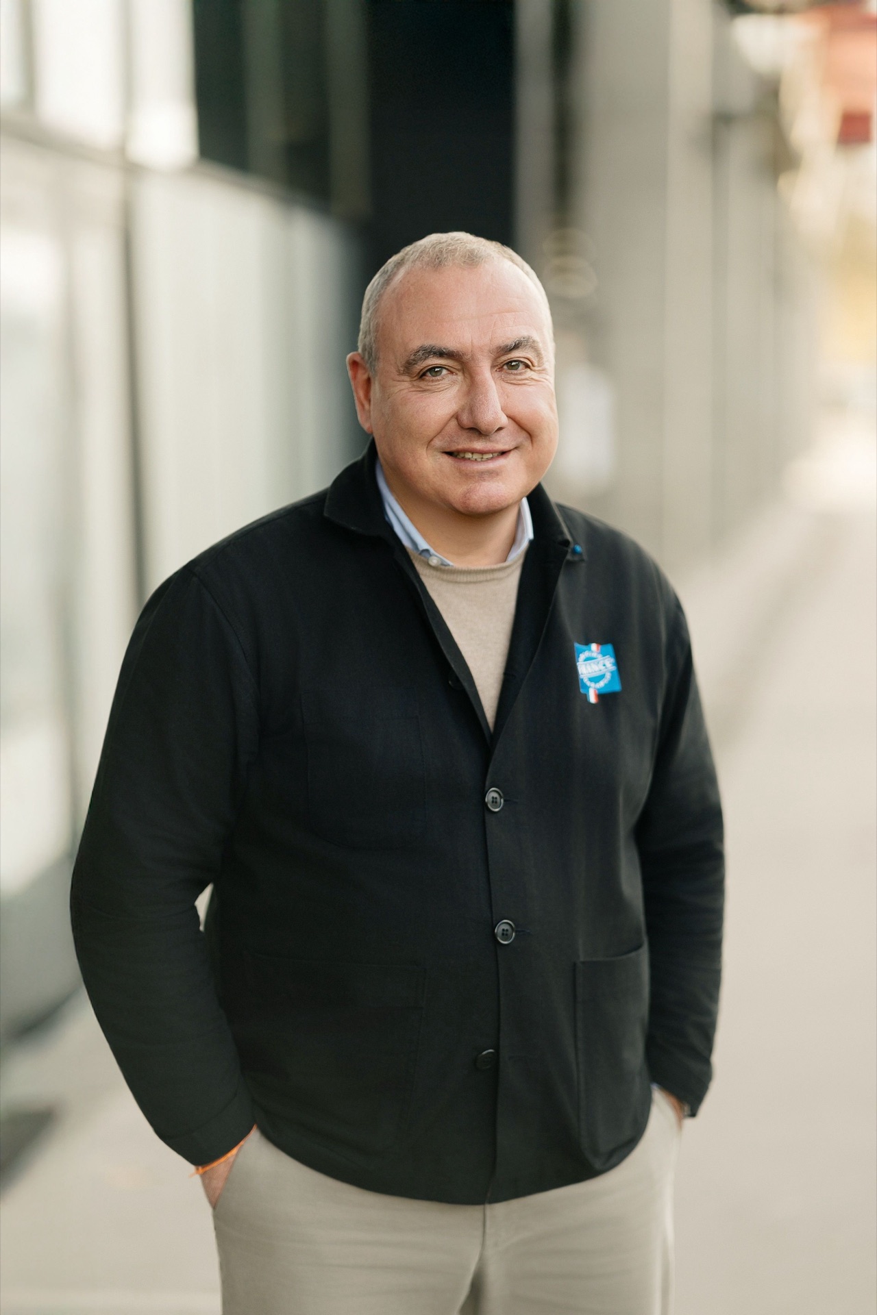 Portrait professionnel d'entrepreneur